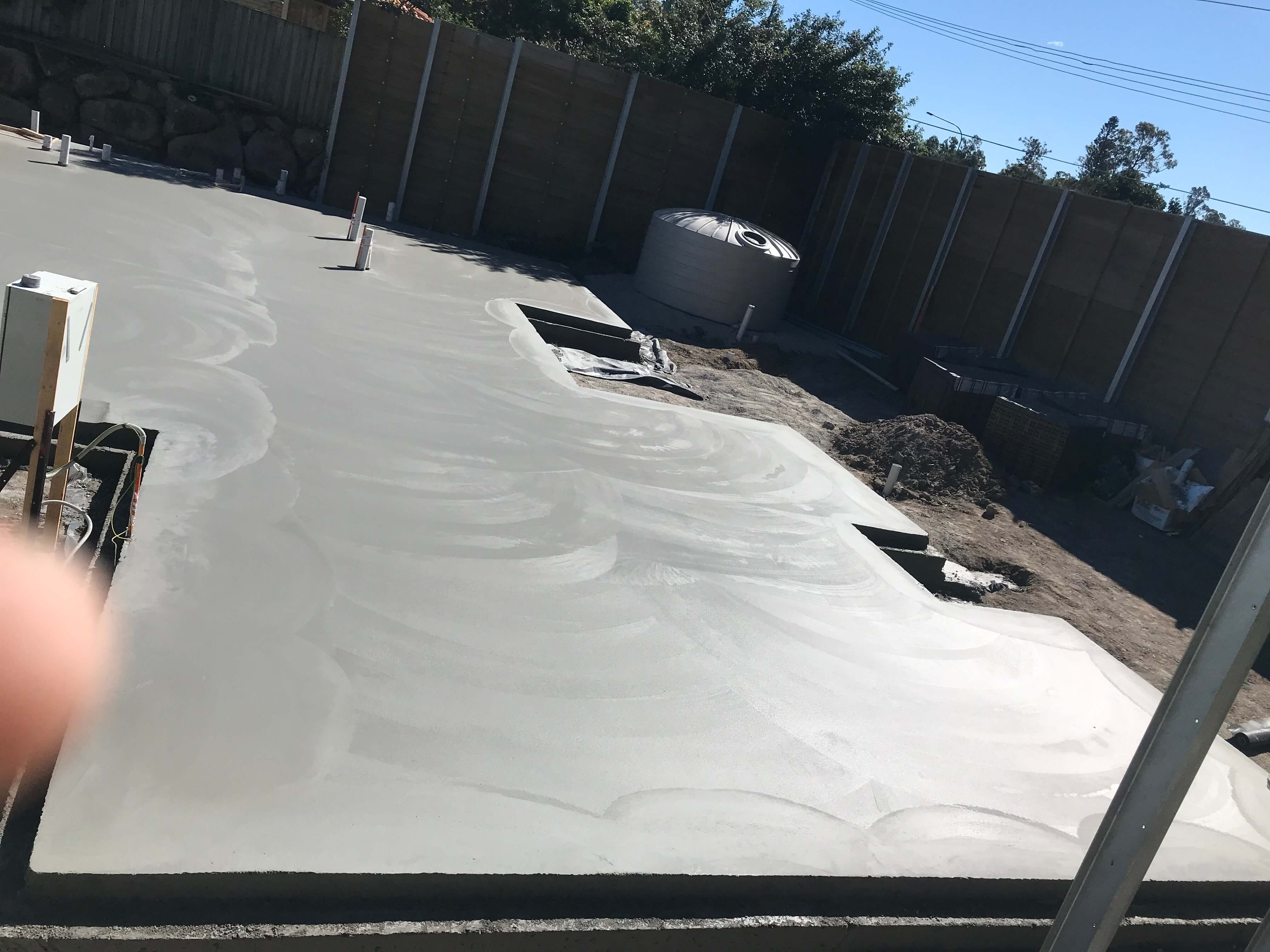 Shed and Water Tank Slabs Brisbane